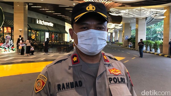 Kapolsek Depok Timur Kompol Rahmad Yulianto di Pakuwon Mall Jogja, Sleman, Rabu (4/12/2024).