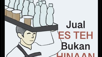 Jual es teh bukan hinaan. Foto: X.com