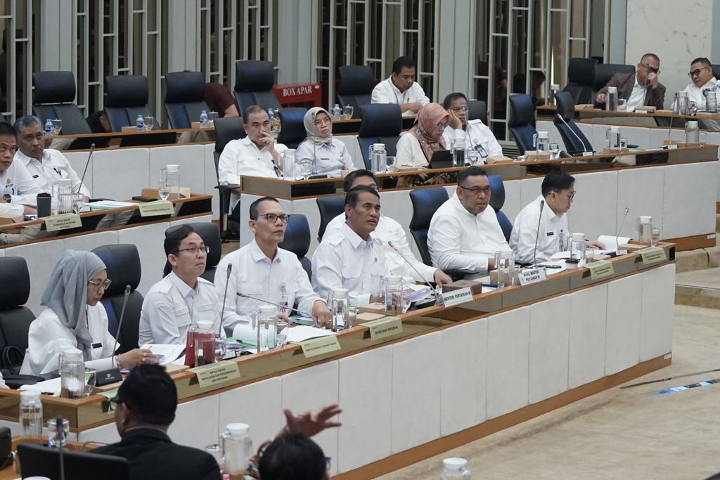 Menteri Pertanian (Mentan) Amran Sulaiman saat Rapat Kerja dengan Komisi IV DPR RI di Jakarta, Rabu (4/12/2024), (Dok. Kementan)