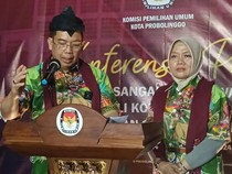 Aminuddin-Ina Tumbangkan Petahana Kota Probolinggo Habib Hadi-Zainal