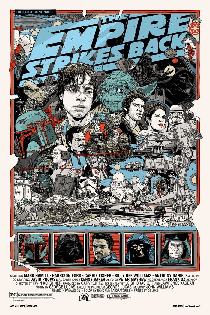 Poster Film Star Wars: Episode 5 - The Empire Strikes Back