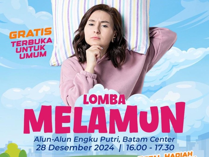 Poster Lomba Melamun Disbudpar Batam. (Istimewa)