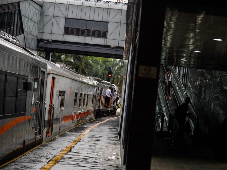 Potret Meningkatnya Keberangkatan Kereta Api