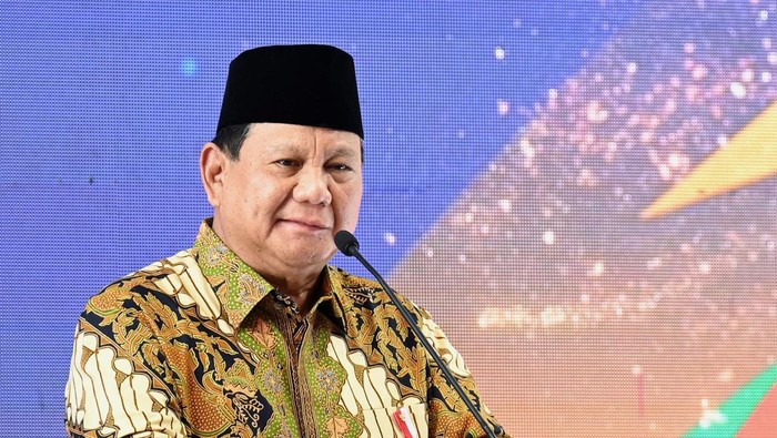 Presiden Pabowo Subianto saat membuka Tanwir dan Milad ke-112 Muhammadiyah di Universitas Muhammadiyah Kupang, NTT.
