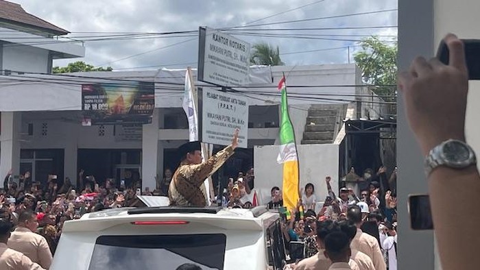 Presiden Prabowo Subianto di Kupang, NTT