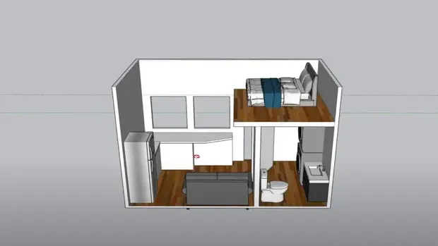 Rumah minimalis/Dok YouTuber President Chay