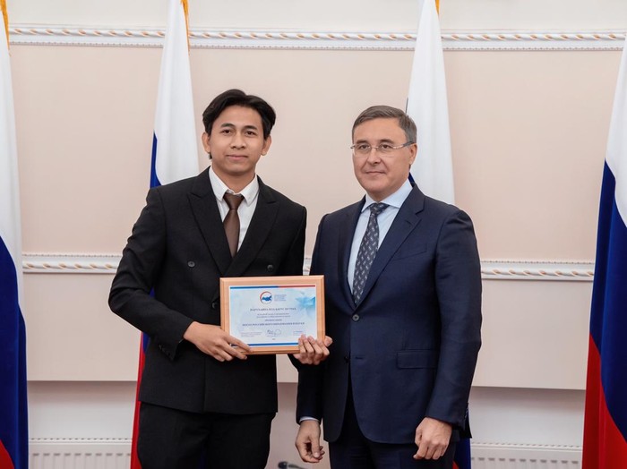 Turah Parthayana dinobatkan sebagai Duta Pendidikan Rusia.