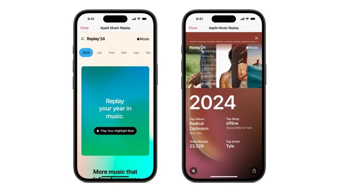 Apple Music Replay 2024