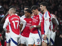 Arsenal. Usaha the Gunners mengejar gelar juara Liga Inggris diyakini membutuhkan sosok berpengalaman seperti Rashford. Foto: AP/Kirsty Wigglesworth