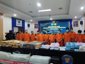 BNN Sita 169 Kg Ganja hingga 80,8 Kg Sabu dari Pengungkapan 15 Kasus