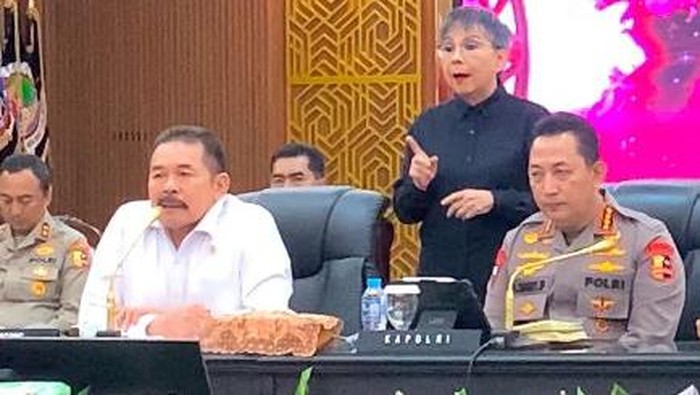 Jaksa Agung ST Burhanuddin dan Kapolri Jenderal Listyo Sigit Prabowo