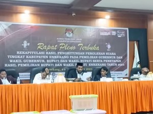 Pilkada Enrekang 2024 Dimenangkan Ucu-Iwan dengan 75.638 Suara