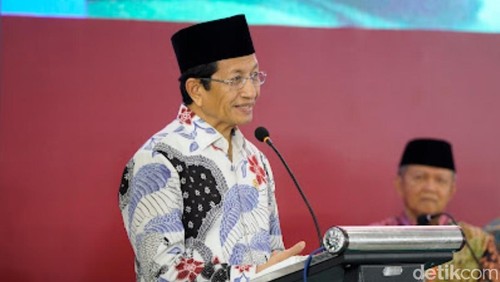 Menag Nasarudin Umar di Tanwir Muhammadiyah di Kupang, Kamis (5/12/2024). (Simon Selly/detikBali).