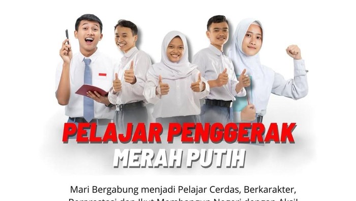 Merdeka Pelajar buka pendafatran program Pelajar Penggerak Merah Putih 2024. Ini cara daftarnya.