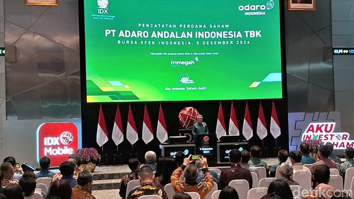 Perdana Melantai di BEI, Saham Adaro Andalan Langsung Melesat 19,82%