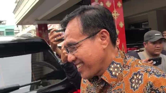 Pj Wali Kota Pagar Alam Nelson Firdaus usai pemeriksaan di Inspektorat Sumsel.