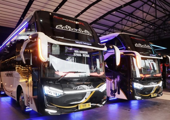 PO Sahaalah merilis dua sleeper bus baru dengan nama pebalap MotoGP