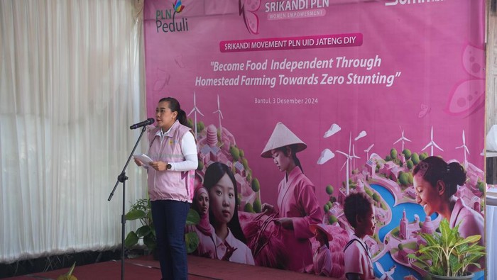 PT PLN melalui Srikandi Movement bekerja sama dengan Sekolah Sungai Siluk membuat program untuk menekan jumlah stunting di Selopamioro, Bantul.