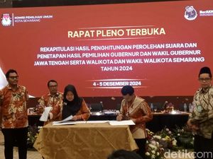 Hasil Rekapitulasi Pilgub-Pilkada KPU Kota Semarang: Paslon PDIP Unggul