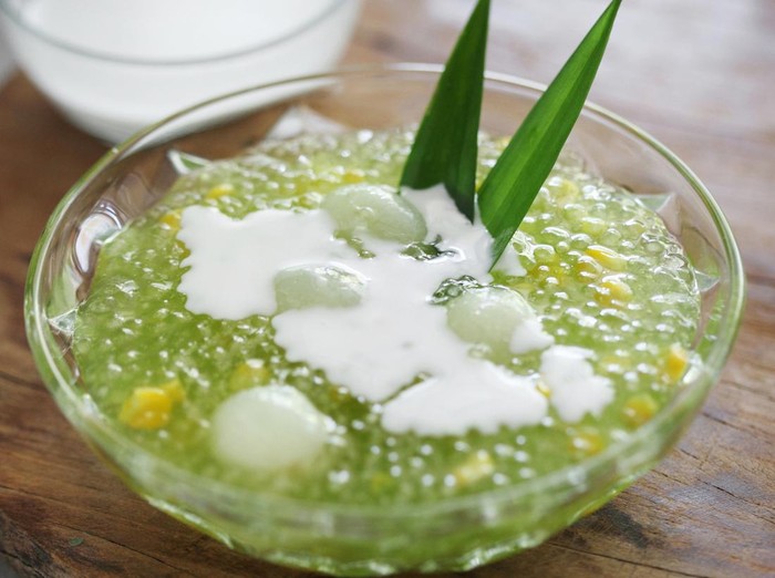 Resep Bubur Mutiara Jagung dan Kelengkeng