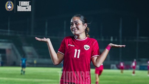 Sydney Sari Hopper mencetak gol perdana buat Timnas Putri Indonesia. Golnya itu berbuah gelar juara Piala AFF Wanita 2024.