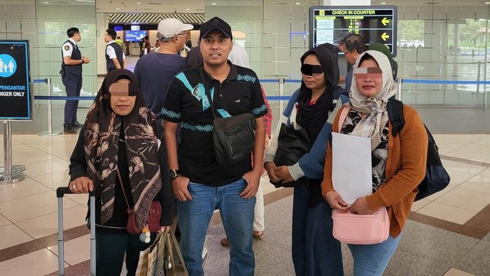 Tiga korban TPPO di Sampang saat difasilitaasi pulang ke Lombok NTB