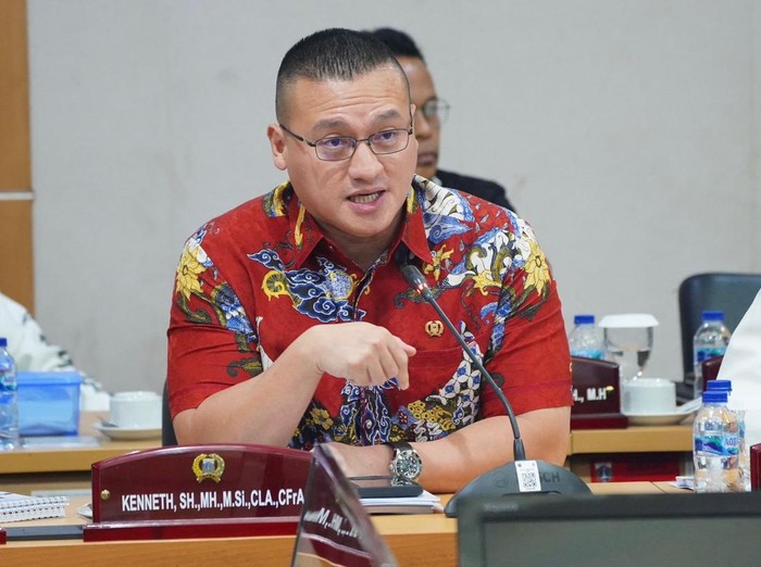 Anggota DPRD DKI Jakarta, Fraksi PDI Perjuangan Hardiyanto Kenneth.
