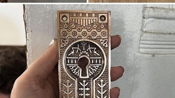 Restorasi plat pintu Eastlake. Foto: 1890victorian via Bored Panda