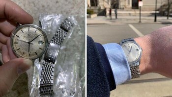 Jam tangan Omega Seamaster dari kakek buyut. Sekitar 1960-an. Foto: njart11 via Bored Panda