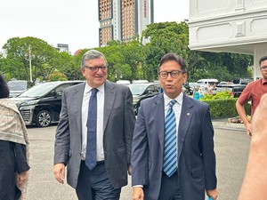 Menkes dan Bos Aliansi Vaksin Dunia Menghadap Prabowo di Istana
