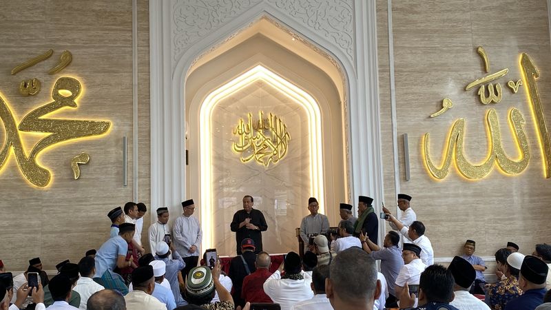 Chairul Tanjung Resmikan Masjid Ummu Al Karimah di Sawangan Depok