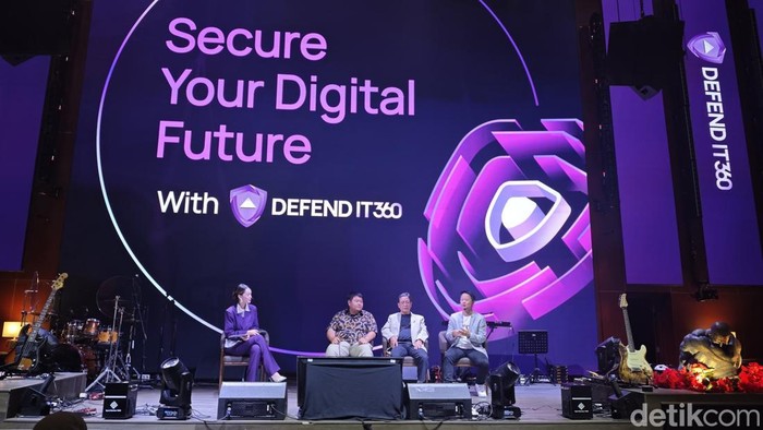 Peluncuran solusi keamanan siber Defend IT360 di Jakarta, Kamis (5/12/2024).