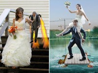 Foto Wedding Rusia Bikin Ngakak