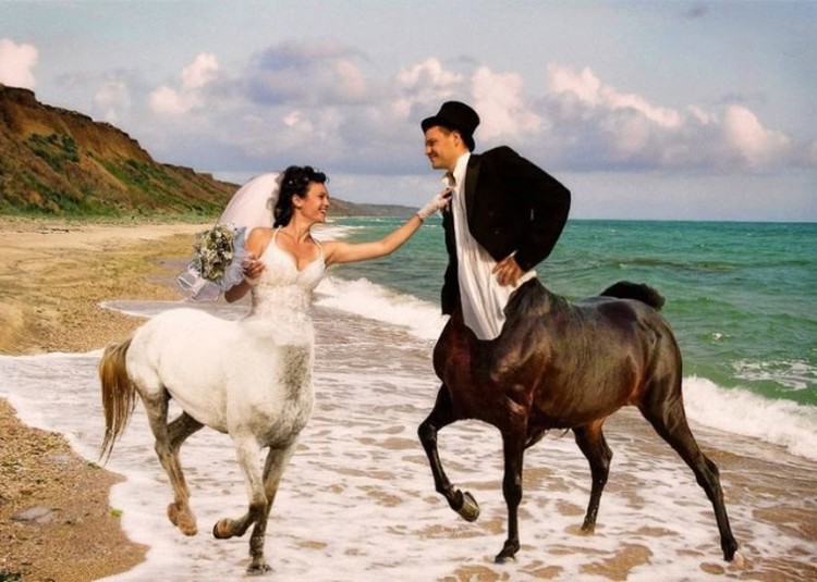 Foto Wedding Rusia Bikin Ngakak
