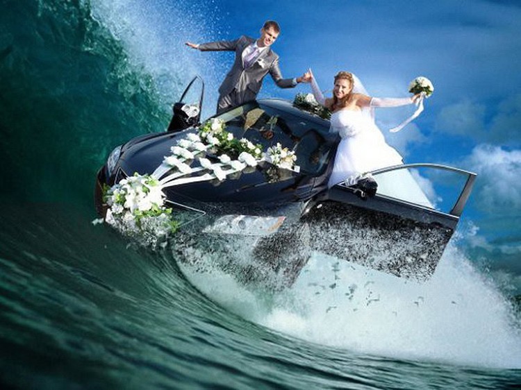 Foto Wedding Rusia Bikin Ngakak