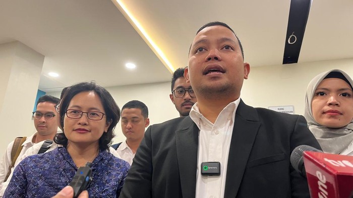 Istri dan pengacara Tom Lembong ngadu ke Komnas HAM (Rumondang/detikcom)