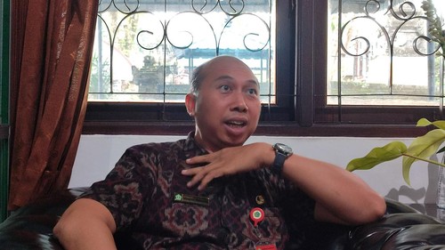 Kepala Bidang P2P Dinkes Tabanan, Anak Agung Ngurah Putra Wiradana, saat ditemui detikBali, Rabu (4/12/2024). (Ahmad Firizqi Irwan/detikBali)