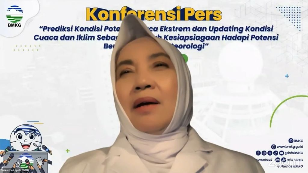 Kepala BMKG Dwikorita Karnawati. (Dok. BMKG)