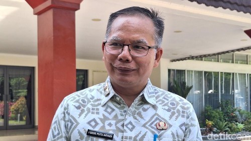 Kepala Dinas Tenaga Kerja dan Transmigrasi (Disnaker) Provinsi NTB I Gede Putu Aryadi, Jumat (6/12/2024). (Nathea Citra/detikBali)