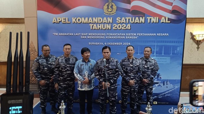 KSAL saat memimpin Apel Komandan Satuan di Surabaya