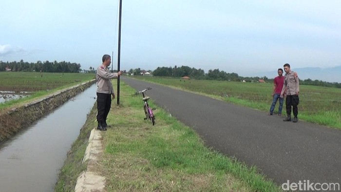 Jalan Igir Desa Kebanaran Kecamatan Mandiraja, Banjarnegara lokasi perkelahian antar remaja.