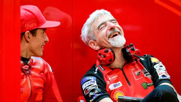 Marc Marquez dan Gigi Dall'Igna.