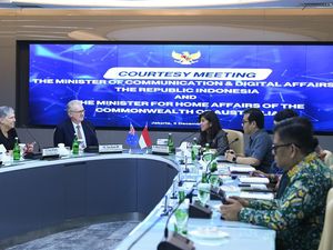 Bertemu Mendagri Australia, Menkomdigi Perkuat Kemitraan Keamanan Siber