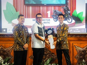 Gebyar Hadiah PBB P2 Kota Mojokerto, Wajib Pajak Dapat Motor