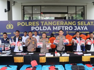 Polres Tangsel Ringkus Sindikat Judol Internasional dengan Omzet Miliaran