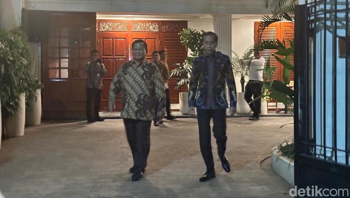Prabowo dan Jokowi di Kertanegara, Jaksel