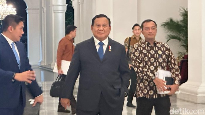Presiden Prabowo Subianto di Istana Presiden, Jakarta