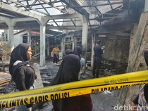 Pasar Trowono Gunungkidul Terbakar, Kerugian Capai Rp 800 Juta
