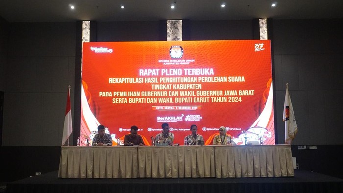 Rapat pleno Pilbup Garut 2024