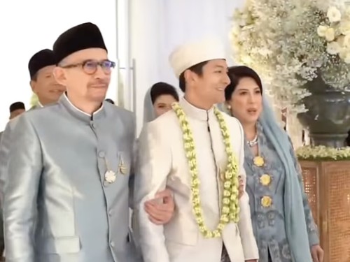 Akad nikah Rio Haryanto dan Athina Papadimitriou.